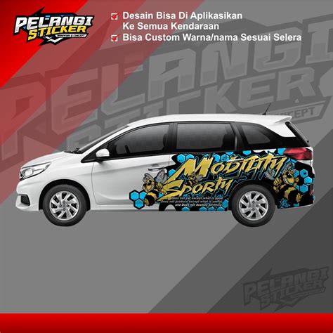 Jual DECAL STIKER MOBIL CUSTOM HONDA JAZZ AGYA SIGRA YARIS MOBILIO