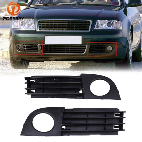 Possbay Car Abs Plastic Front Left Right Bumper Fog Light Lamp Cover