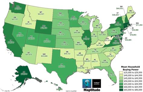 Income By State Map