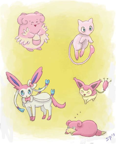 Pink Pokemon by MusicMew on DeviantArt