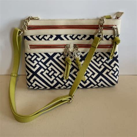 Spartina 449 Daufuskie Island Zipper Hipster Linenleather Crossbody