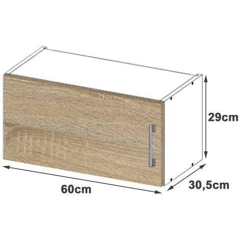 Hängeschrank Küchenschrank AKORD LIMA modular W60 Weiß 60 cm Tür Regal