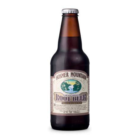 Hosmer Mountain Sarsaparilla Root Beer 12 Oz 12 Glass