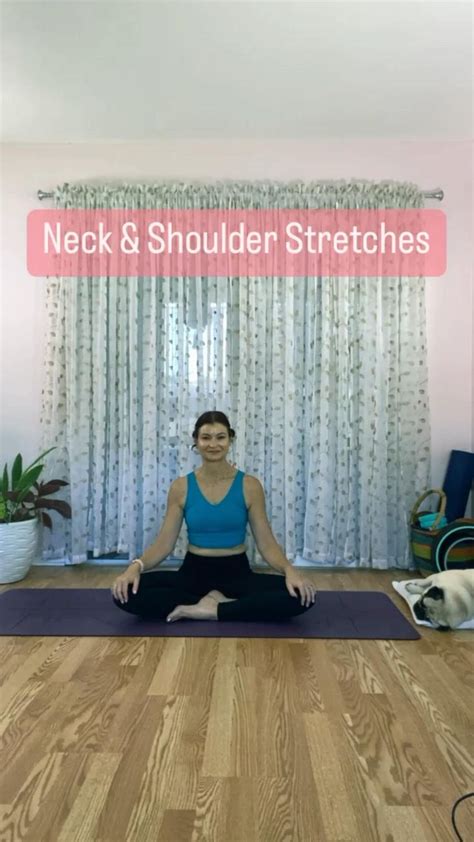 Gentle Neck & Shoulder Stretches | Yoga at home, Shoulder stretches ...