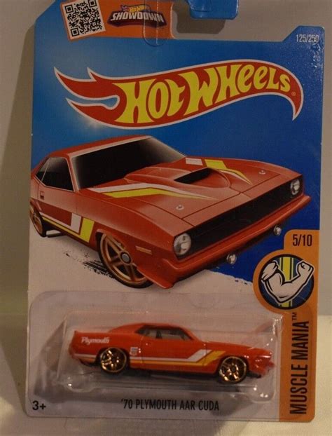 Hot Wheels 2015 Muscle Mania 70 Plymouth AAR Cuda 125 210 EBay