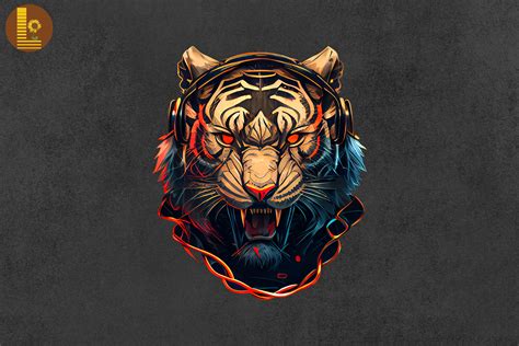 Badass Gangster Tiger 2 By Mulew Art | TheHungryJPEG