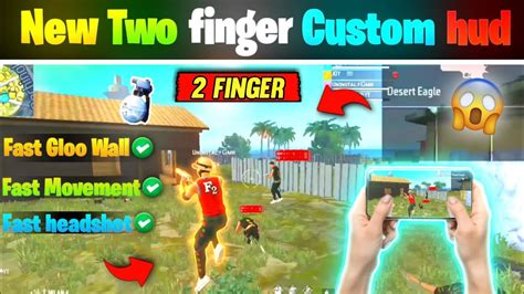 Latest 2 Finger Custom HUD Settings Best Headshot Custom HUD Pro