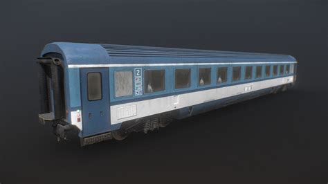 Passenger Carriage Train Deep3dsea