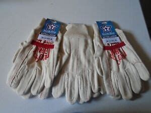 NORTH STAR ORIGINAL WHITE OX WORK GLOVES 1016 X-LARGE 3 Pair Made in the U.S.A 71905101437 | eBay