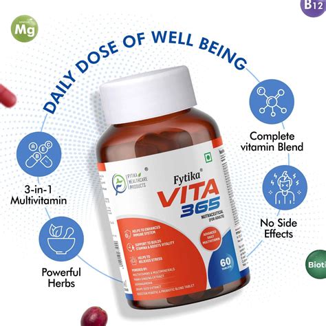 Buy 3 in 1 Daily Multivitamin Online for Men & Women In India – Fytika