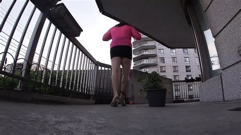 Cheap Sissy Whore CD Out On The Balcony Almost Gets Caught Shemale Amateur Amateur Porn XHamster