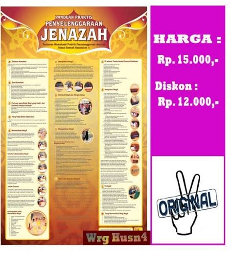 Poster Panduan Praktis Penyelenggaraan Jenazah | Lazada Indonesia