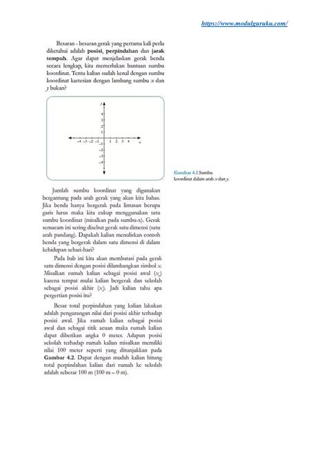 Modul Ajar Ipa Kelas Smp Bab Gerak Dan Gaya A Gerak Benda Pdf