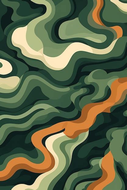 Premium AI Image | Hidden in Plain Sight Seamless Camouflage Background