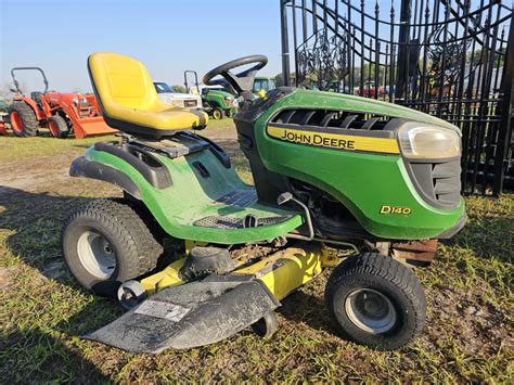 409b John Deere D140 Mower W 48 Deck Demott Auction