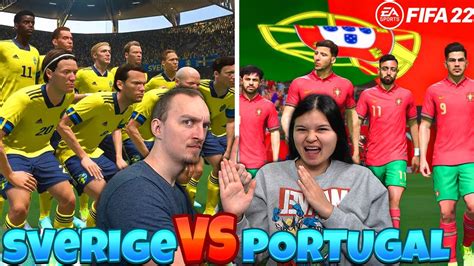 Sverige Vs Portugal I Fifa Youtube