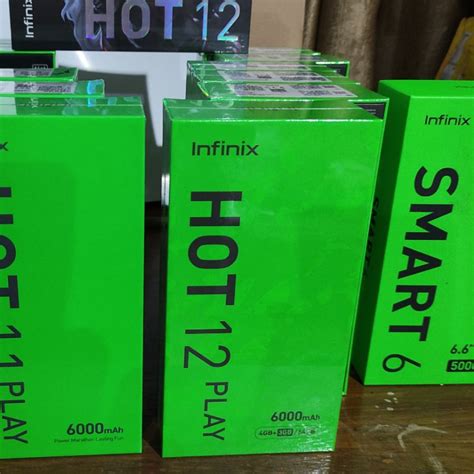 Jual Infinix Hot 12 Play 4 64 Gb Resmi NO REPACK Shopee Indonesia