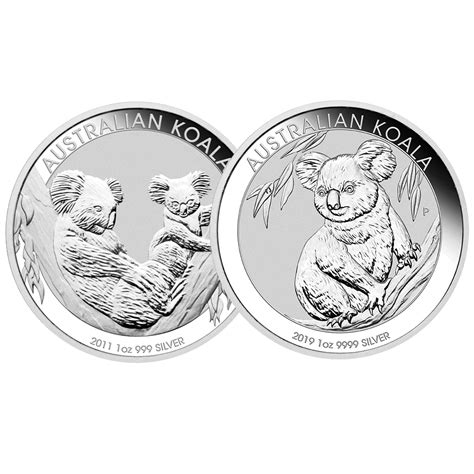 Oz Perth Mint Silver Koala Coin Secondary