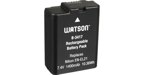 Watson En El Lithium Ion Battery Pack V Mah B