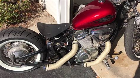 Honda Shadow Vlx600 Cut Exhaust Youtube