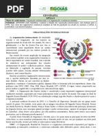 Atividades Sobre Organizações Internacionais Mundiais 9o Ano Com Gabarito - Atividade 7 9o Ano GEO Corporacoes Internacionais e As Organizacoes ...