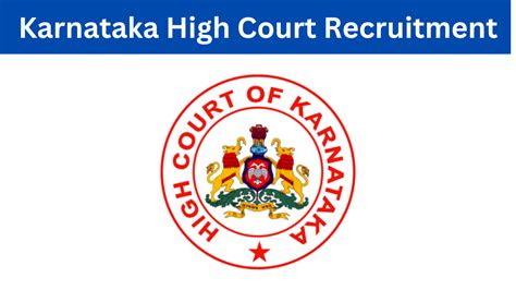 Karnataka High Court 37 Driver Job Vacancy Apply Online