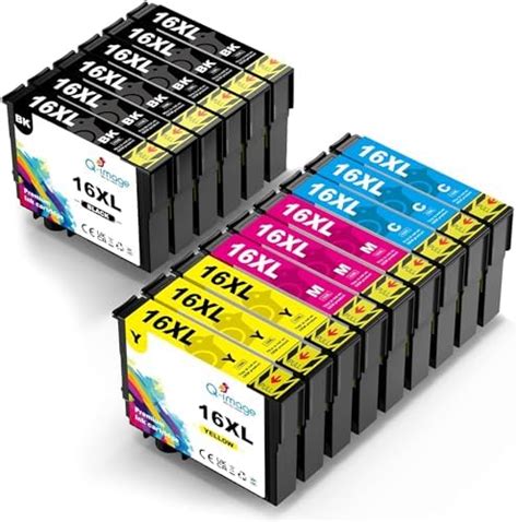 LxTek 16XL Compatible Ink Cartridge Replacement For Epson 16 XL Ink For