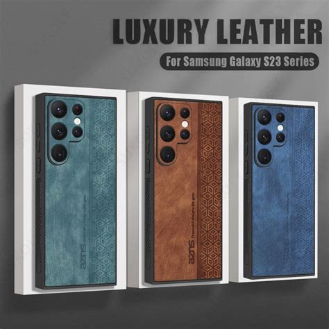 Luxury Leather Case For Samsung Galaxy S23 Series – Caubade