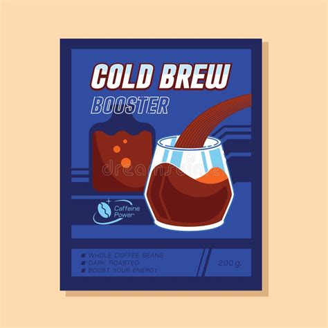 Cold Brew Coffee Label Stock Illustrations 150 Cold Brew Coffee Label