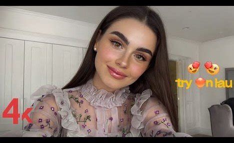 K Transparent Try On Haul Seethrough Lingerie Try On Fishnet Tankini Try On Haul