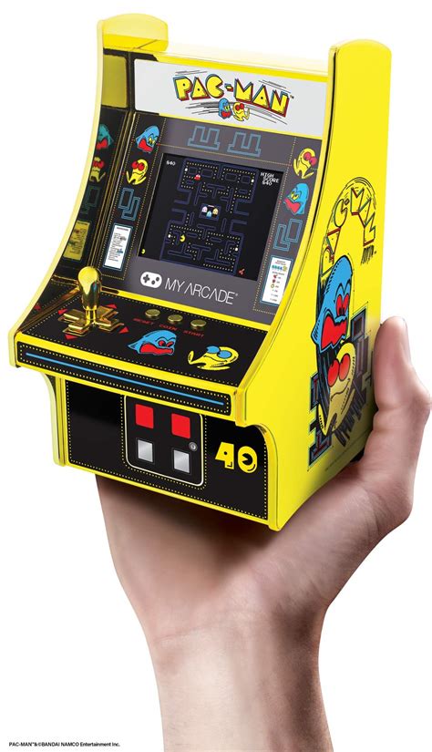 My Arcade Pac Man 40th Anniversary Micro Player Fully Playable 6 75