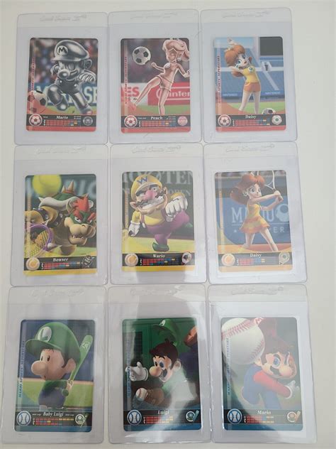 Mario Sports Superstars Amiibo Individual Cards You Choose North