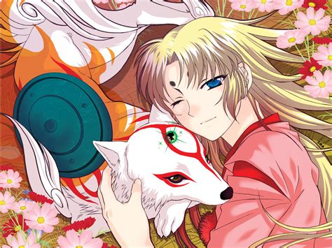 Amaterasu Issun And Ushiwakamaru Ookami Drawn By Uraka Danbooru