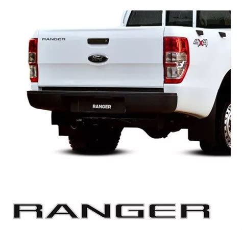 Adesivo Da Tampa Traseira Ford Ranger Contorno Prata Mercadolivre