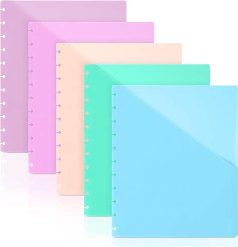 Amazon 5 Pack Discbound Dividers Letter Size Disc Planner Pocket