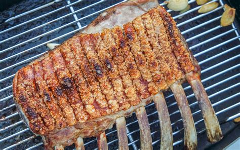 Roasted Rack Of Pork With Crispy Crackling Jess Pryles Recipe