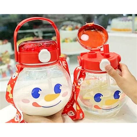 Jual Botol Mixue Snow King Bid Head Cup Bening Ml Tumbler Tempat