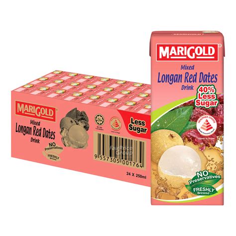 Marigold Packet Drink Longan Red Dates Less Sweet Ntuc Fairprice