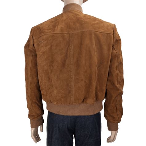 Bruce Willis Pulp Fiction Suede bomber Jacket