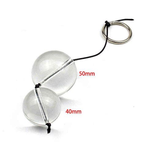 Juguetes Anales NXY Samox Bola De Cristal Súper Grande mm mm Tapón Anal Cuentas