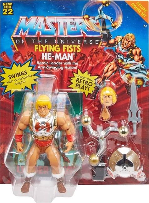 Masters Of The Universe Origins Flying Fist He Man Deluxe