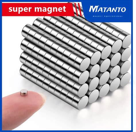 Mini imanes pequeños redondos N35 disco magnético de neodimio de 2x3mm