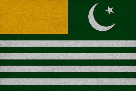 Premium Photo | National flag of azad kashmir background with flag of ...