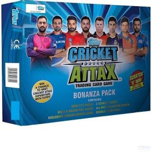 Topps Cricket Attax Ipl Ca Bonanza Pack Cricket Attax Ipl Ca