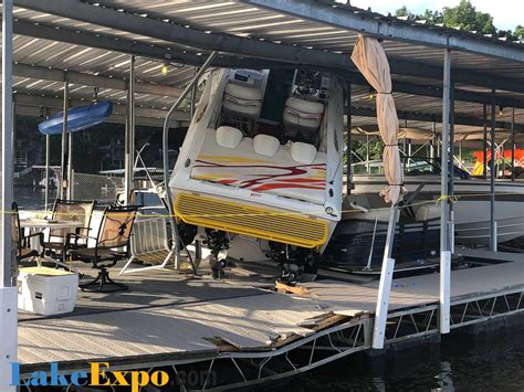 Boat Crashes Through Dock Roof Driver Seriously Injured Boat Crashes