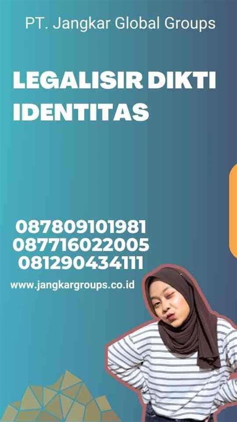 Legalisir Dikti Identitas Jangkar Global Groups