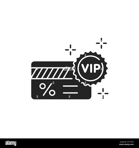 Vip Ticket Glyph Black Icon Customer Privilege Web Exclusive Badge