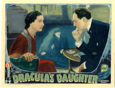 Lobby Card Showing Gloria Holden And Otto Kruger In Draculas Daughter