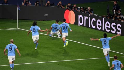 Liga De Campeones El Manchester City Logra Su Ansiada Primera