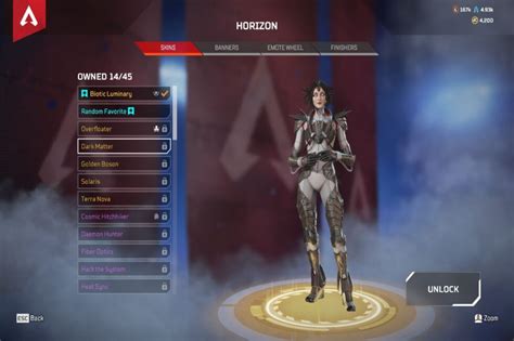 Best Horizon Skins Apex Legends Legendary Skins Ranked Hgg